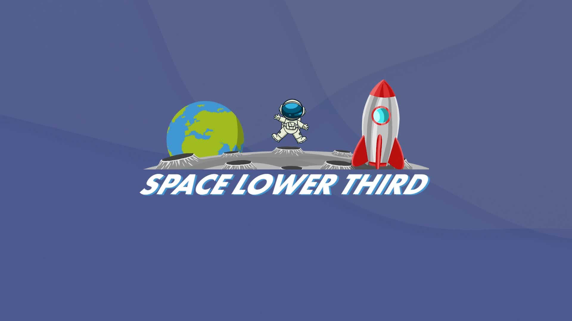 Animated Cartoon Title Space