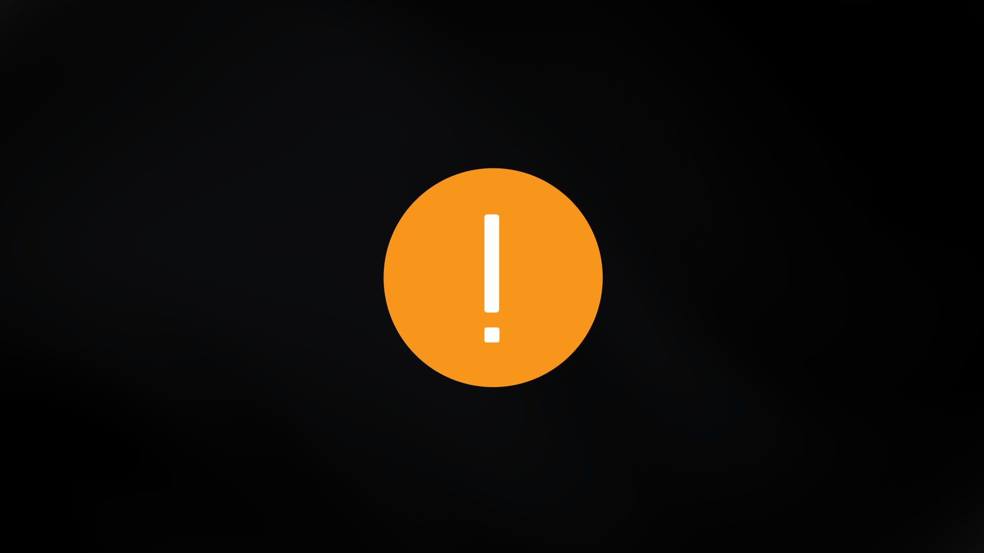 Animated Exclamation Mark With Circle And Burst