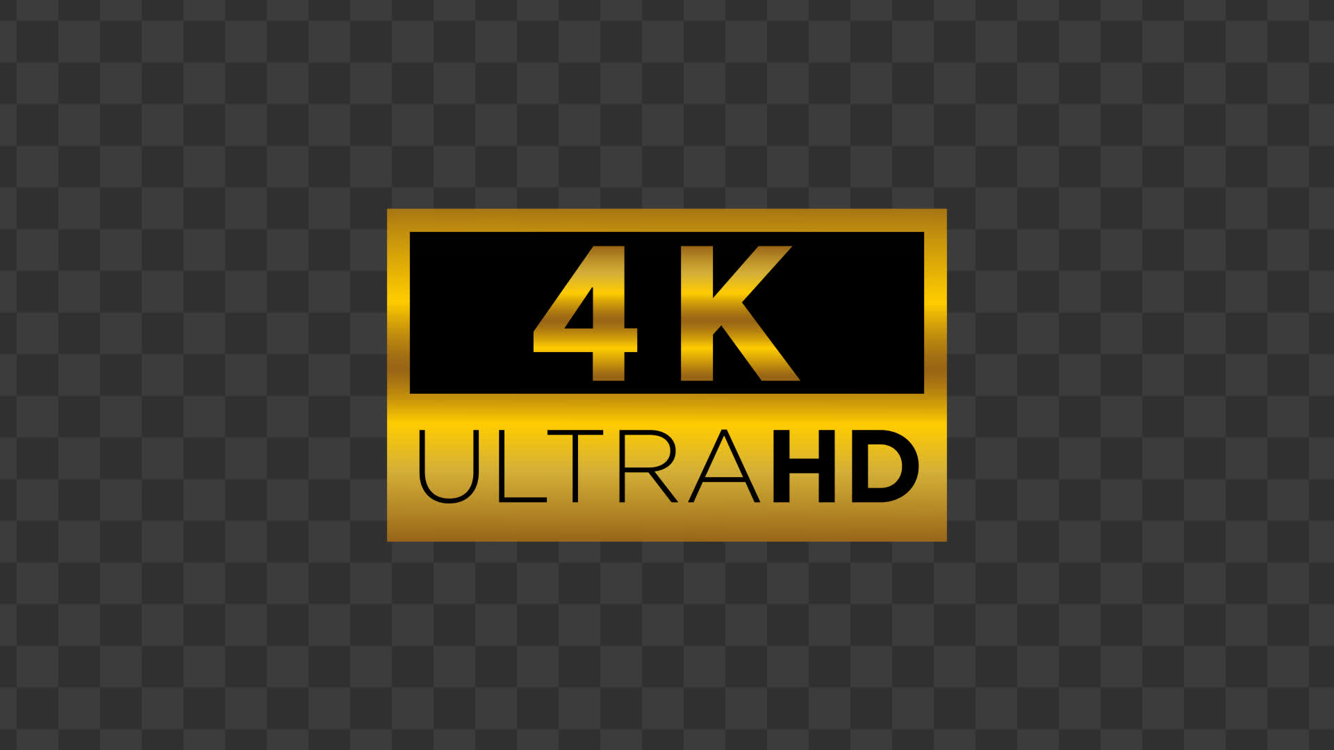 Animated Gold Badge Logo