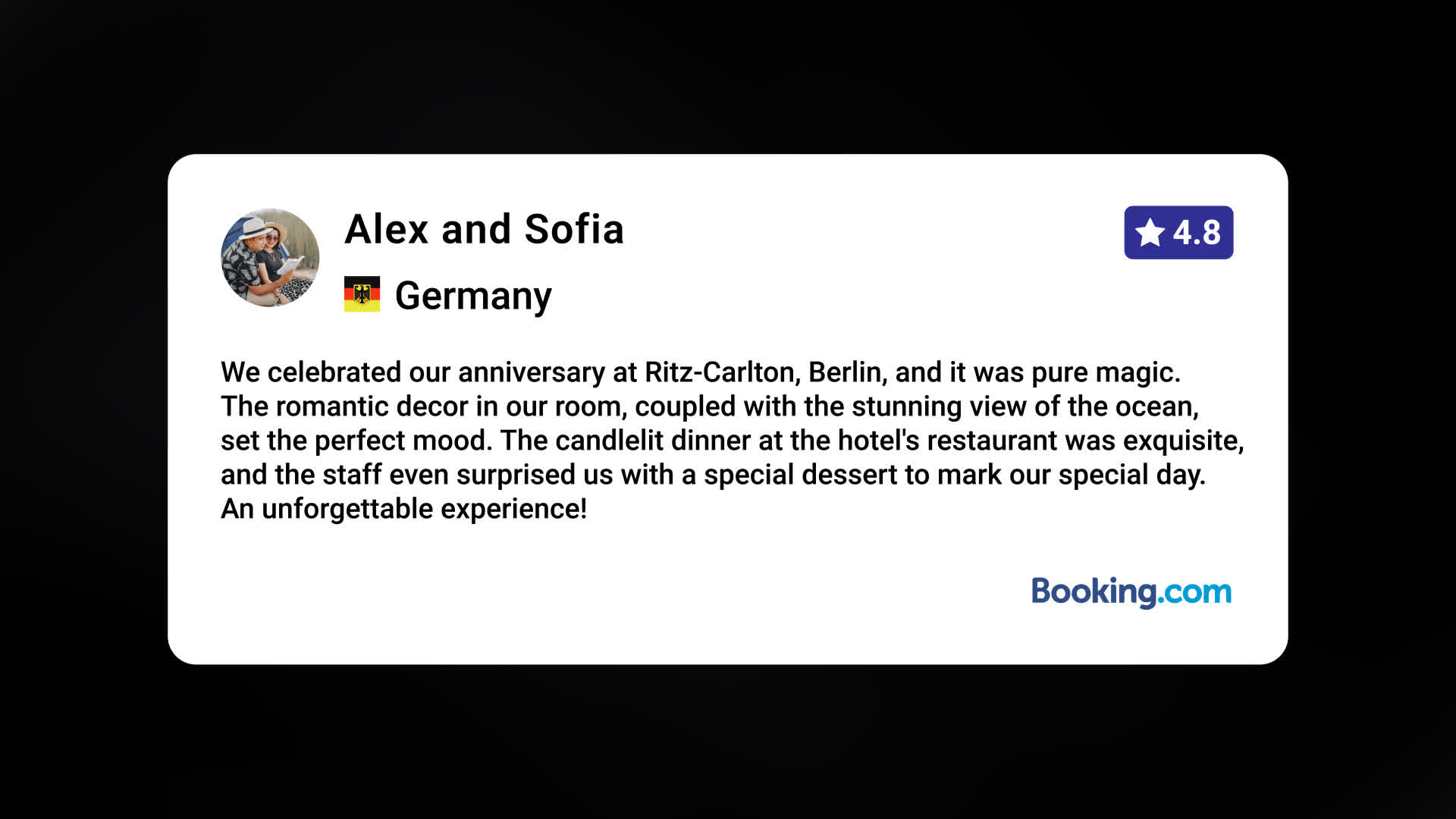 Animated Guest Feedback Interface