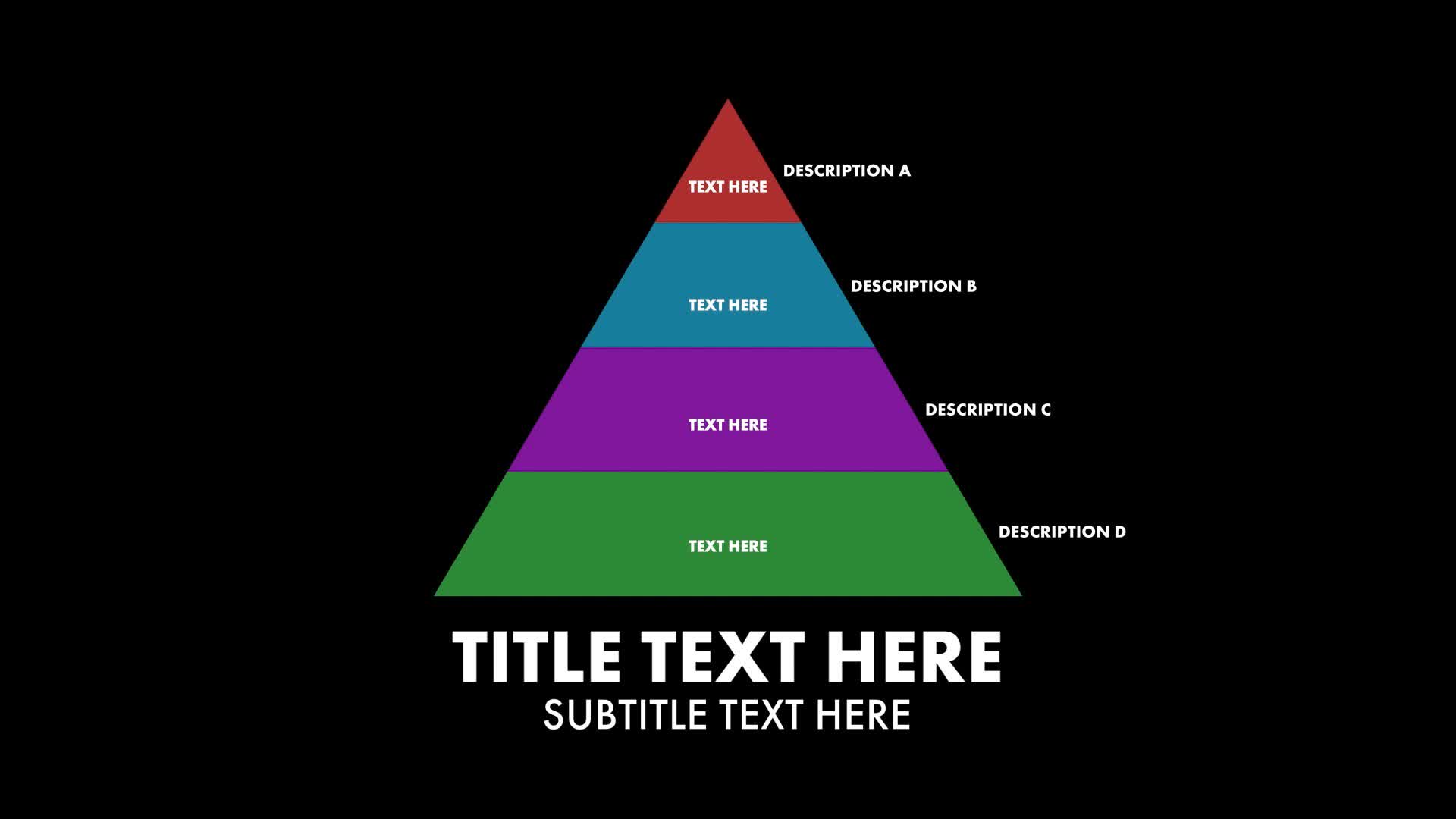 Animated Infographic Flat Pyramid