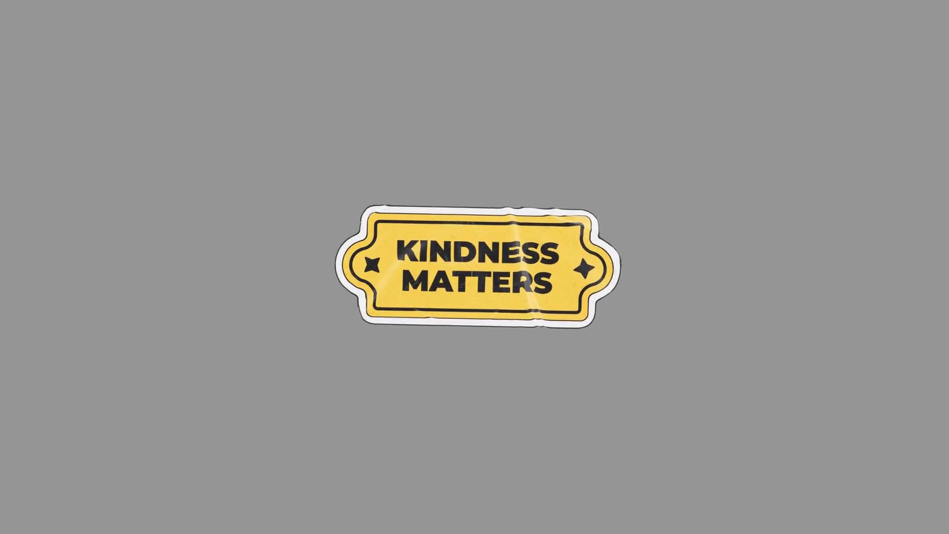 Animated Kindness Matters Sticker On Transparent Background On Alpha