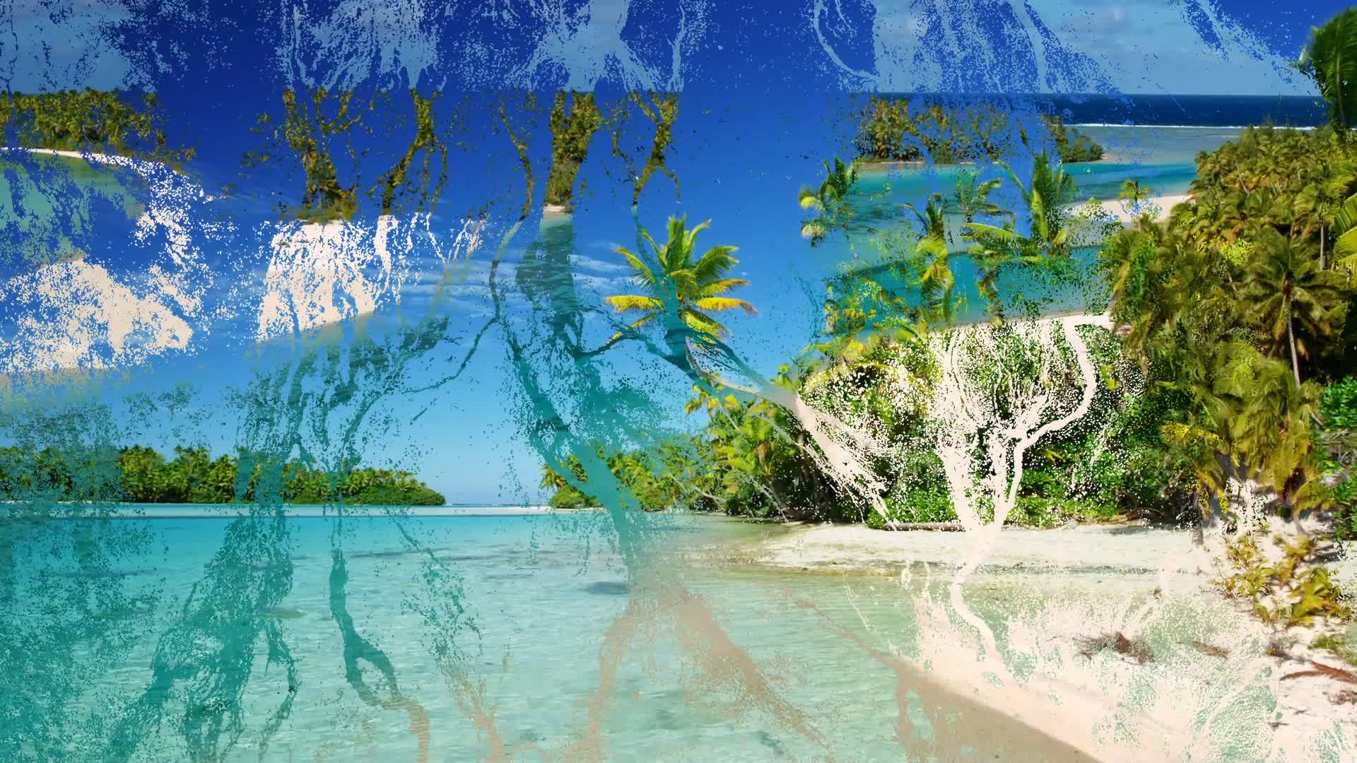 Animated Lines Luma Matte Transition