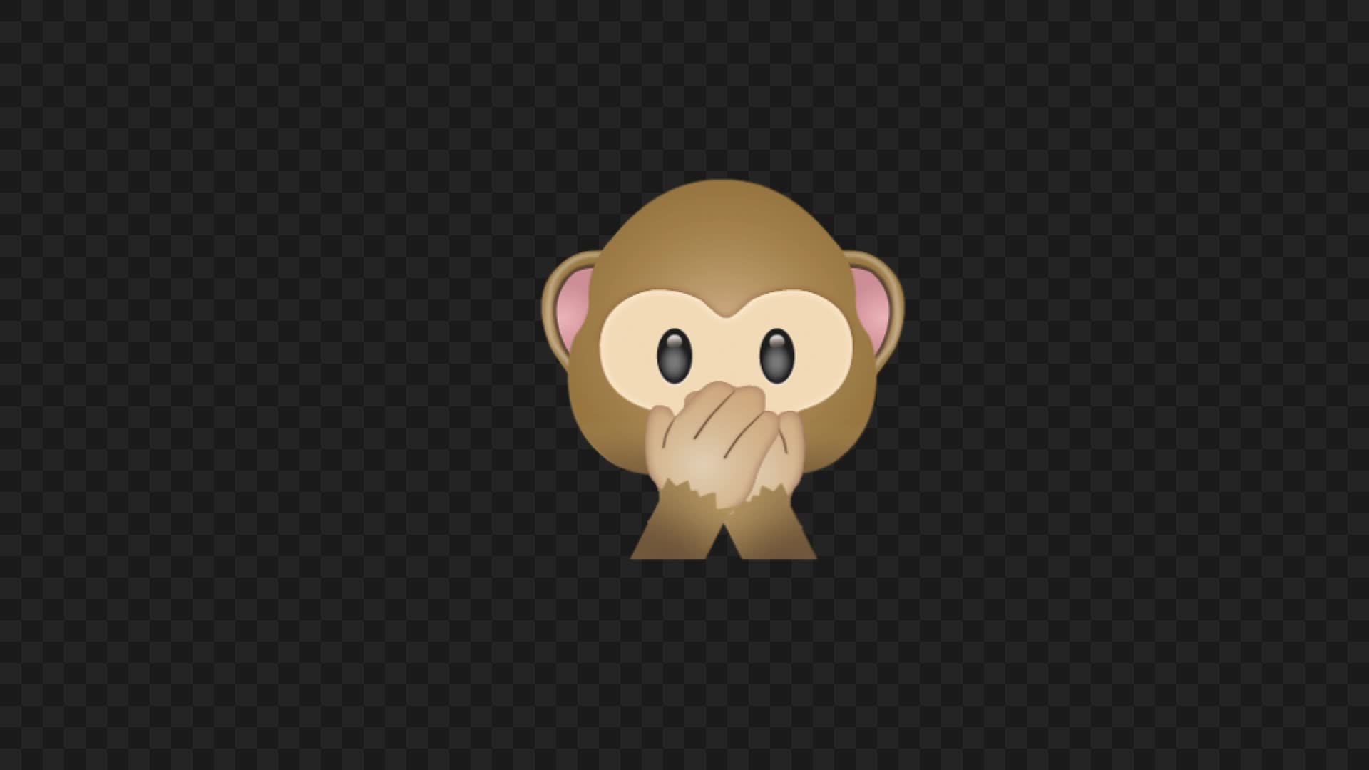 Animated Monkey Speak Emoji