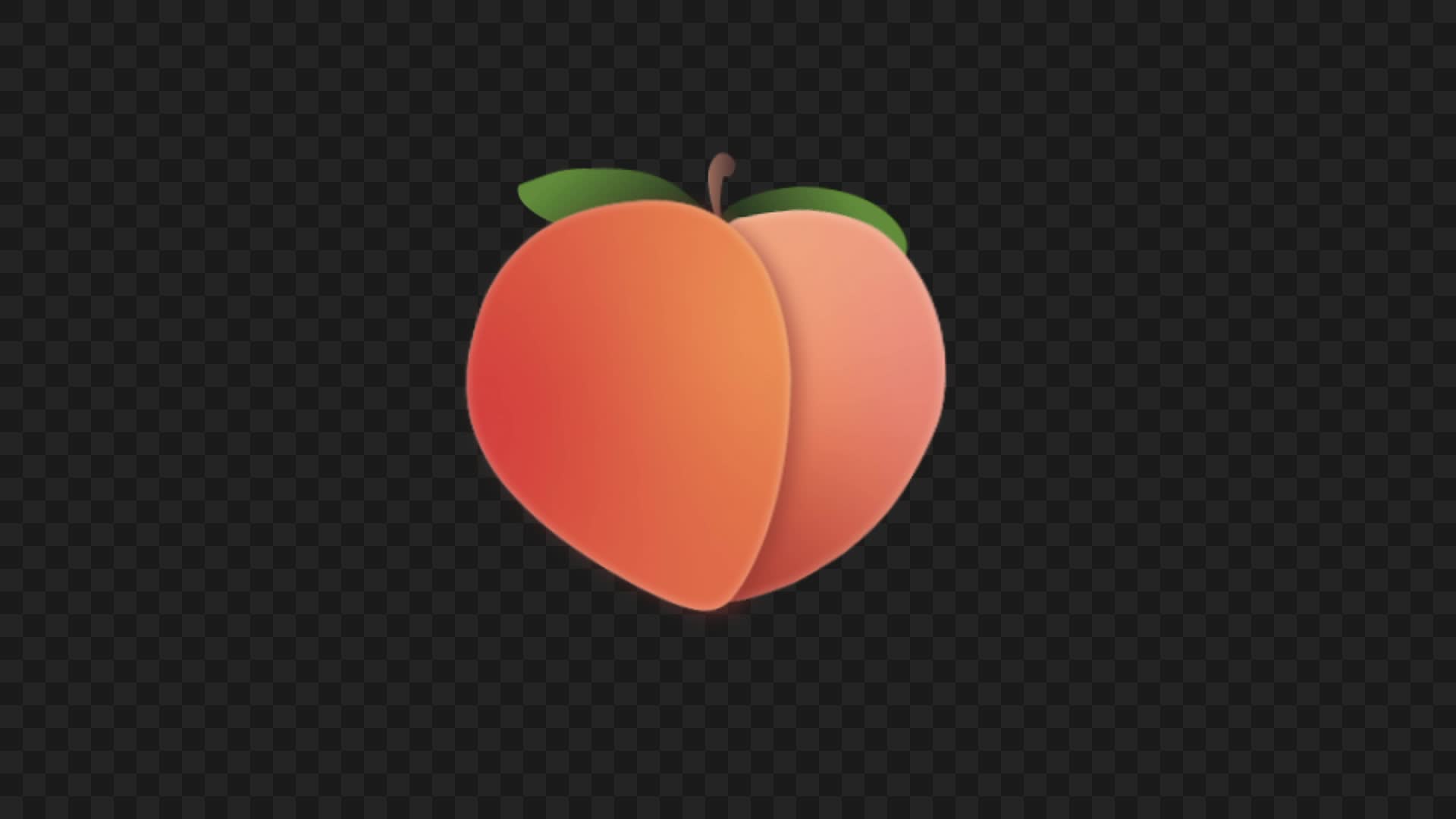 Animated Peach Emoji