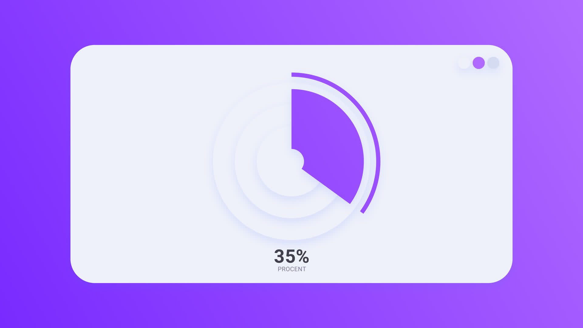 Animated Pie Chart Progress Bar