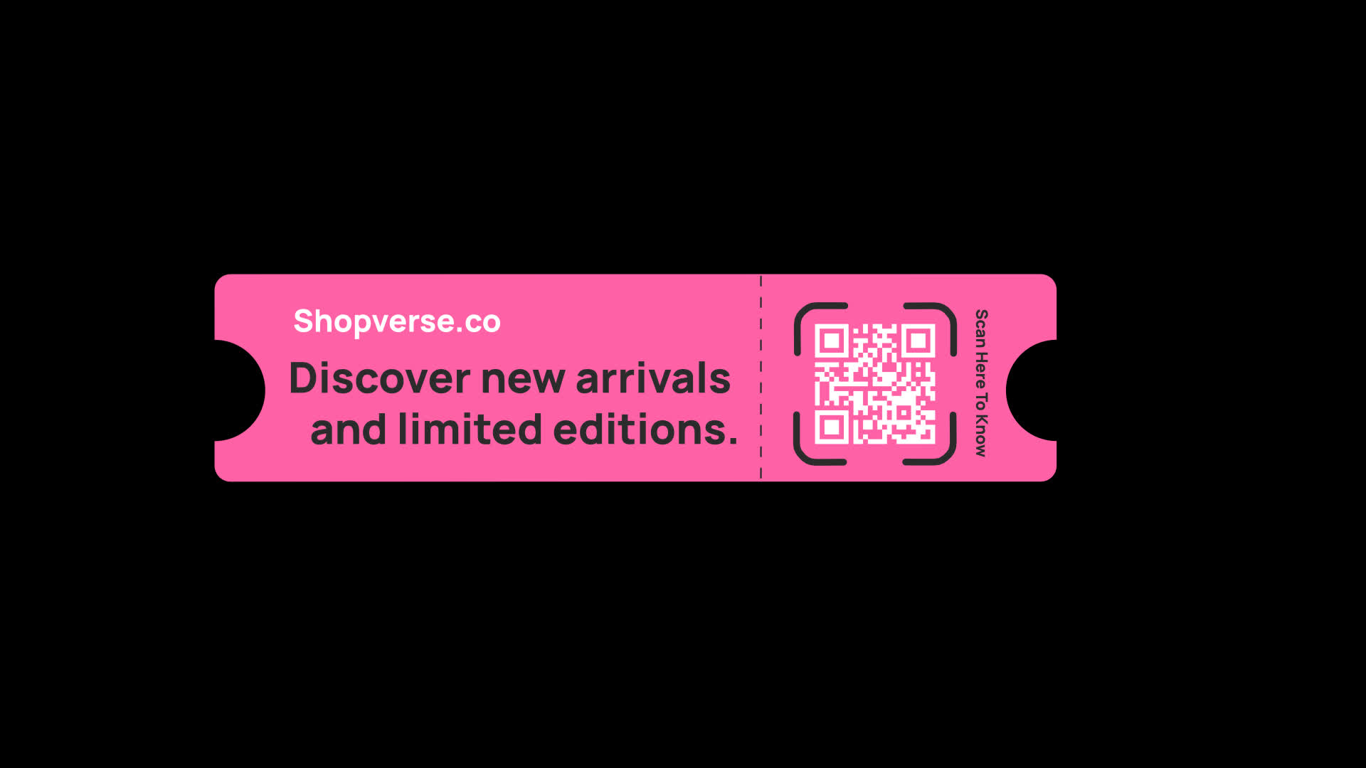 Animated QR Code Ticket
