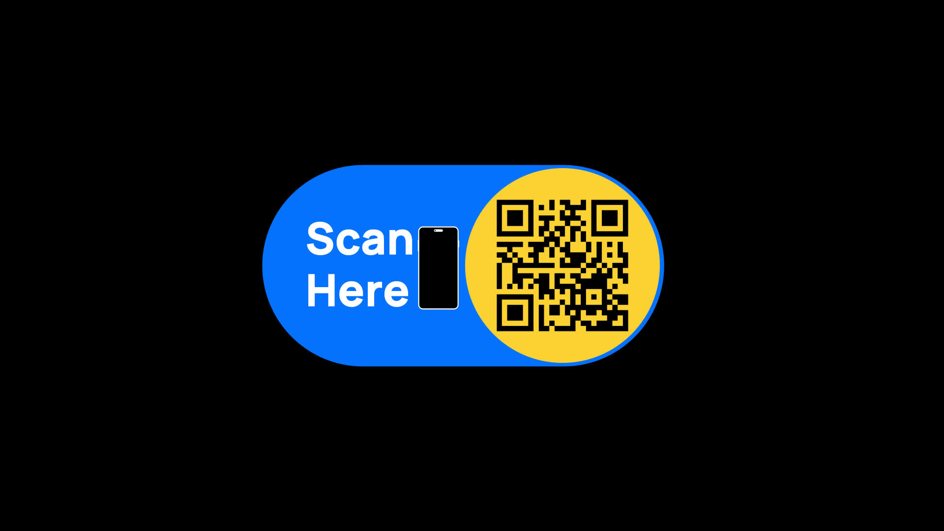 Animated QR Code With Phone Scan