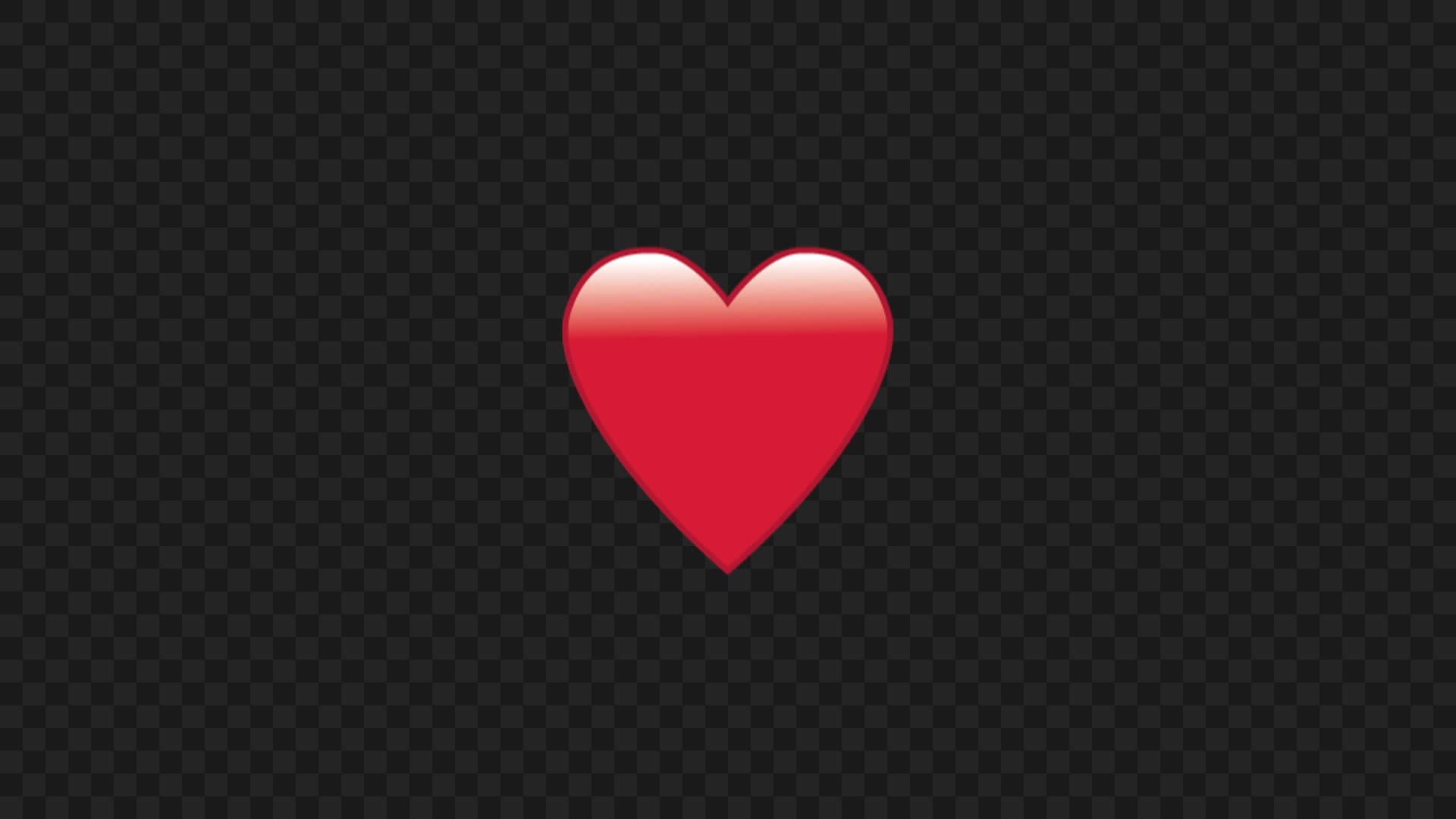 Animated Red Heart Emoji