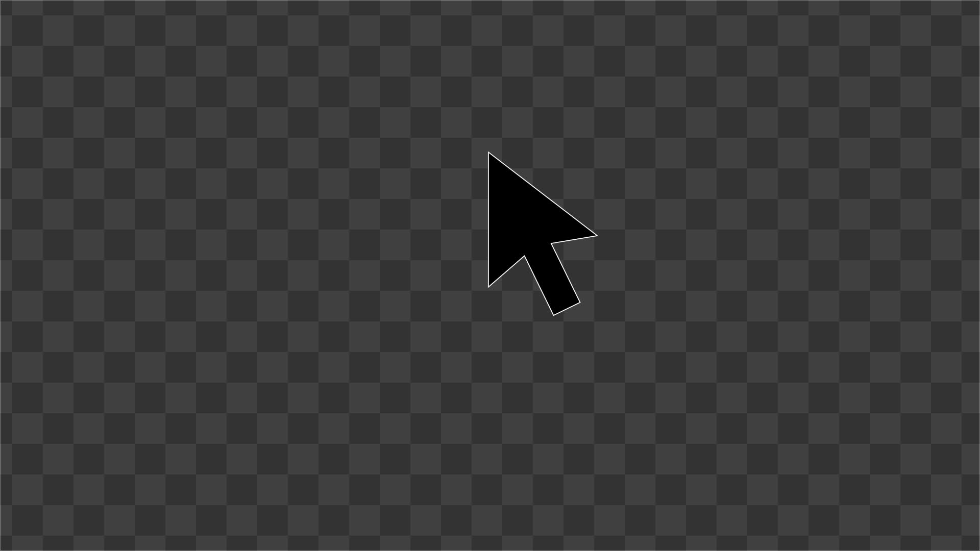 Animated Sharp Edge Arrow Cursor