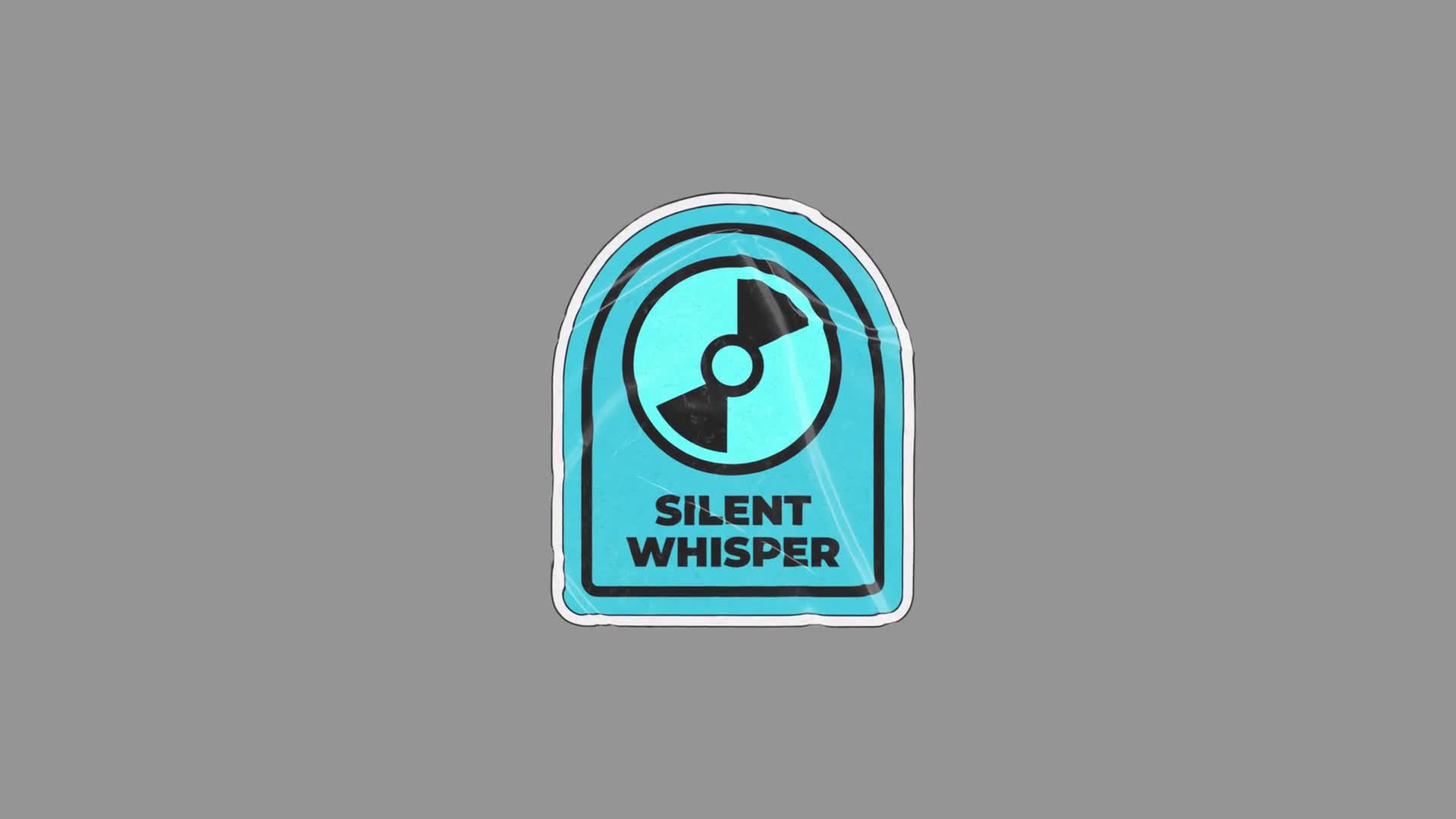Animated Silent Whisper Music Sign On Transparent Background On Alpha