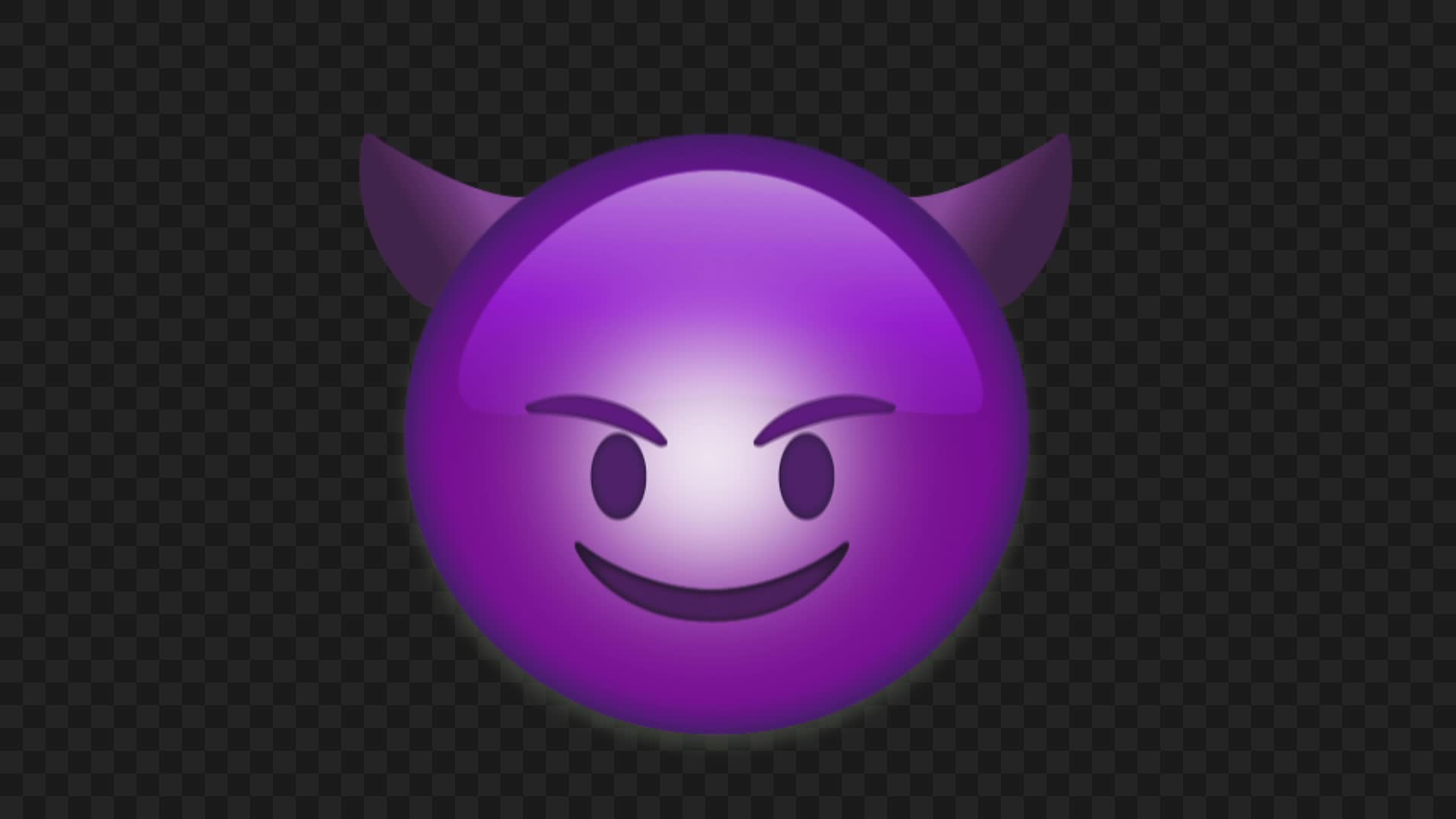 Animated Smiling Devil Face Emoji