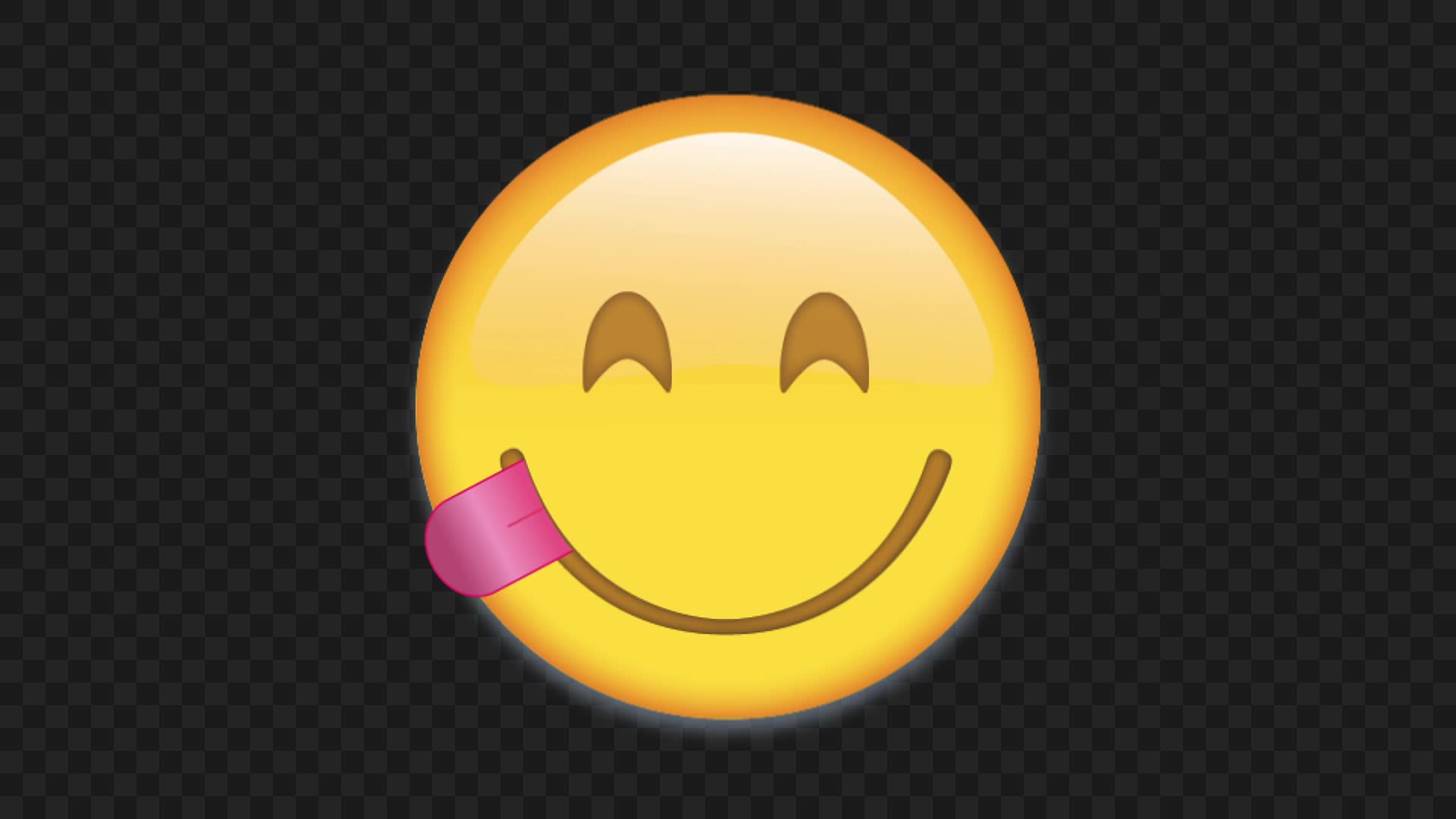 Animated Smiling Tongue Emoji
