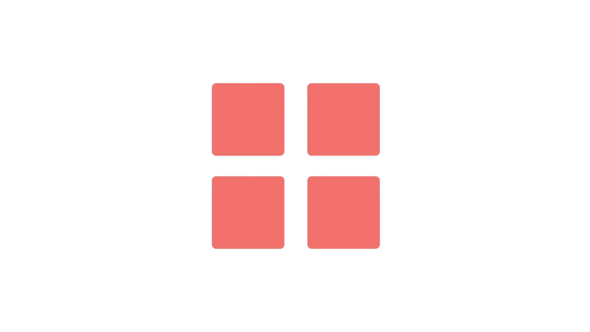 Animated Splitting Squares Indicator