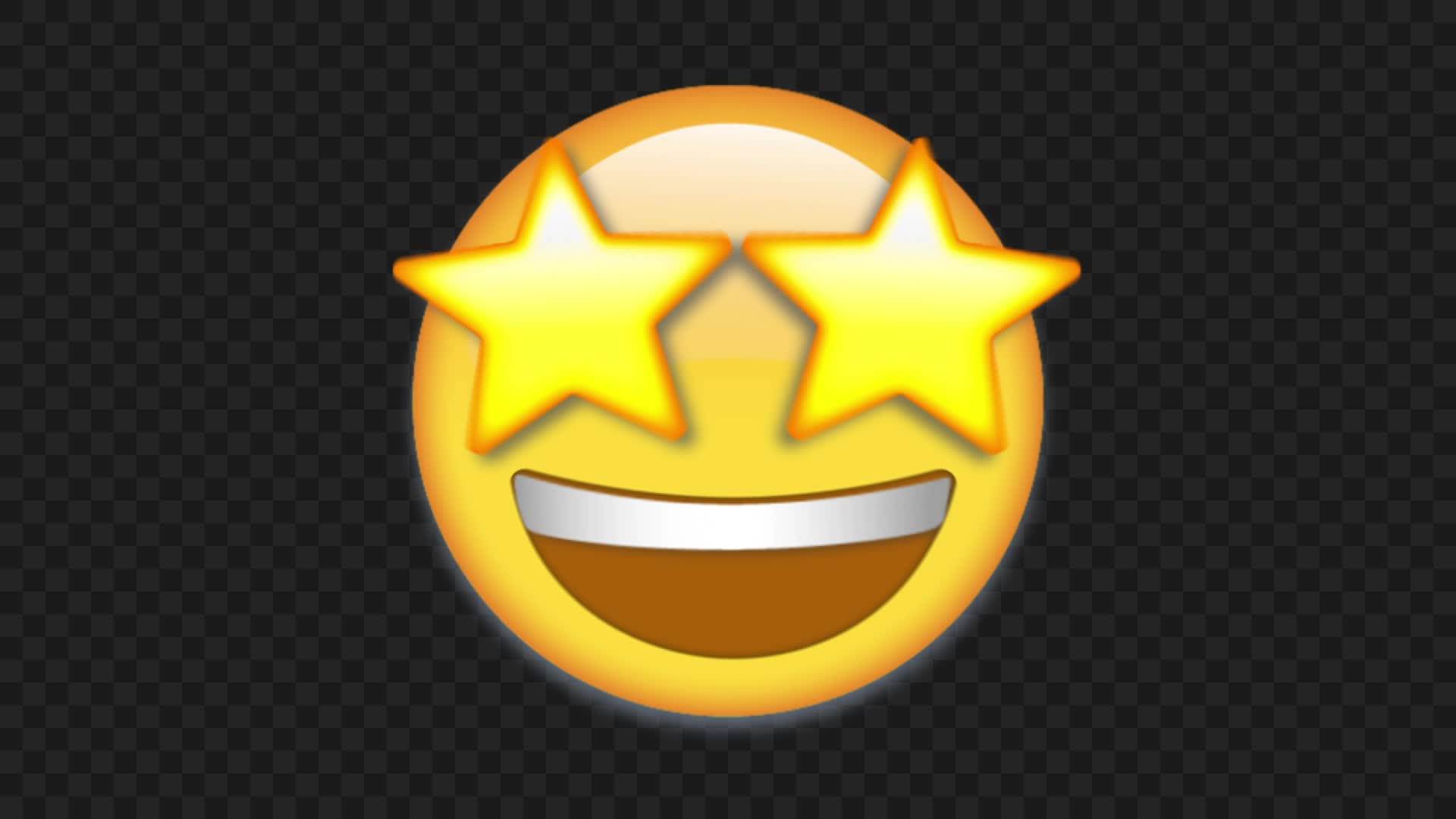 Animated Star Struck Eyed Face Emoji