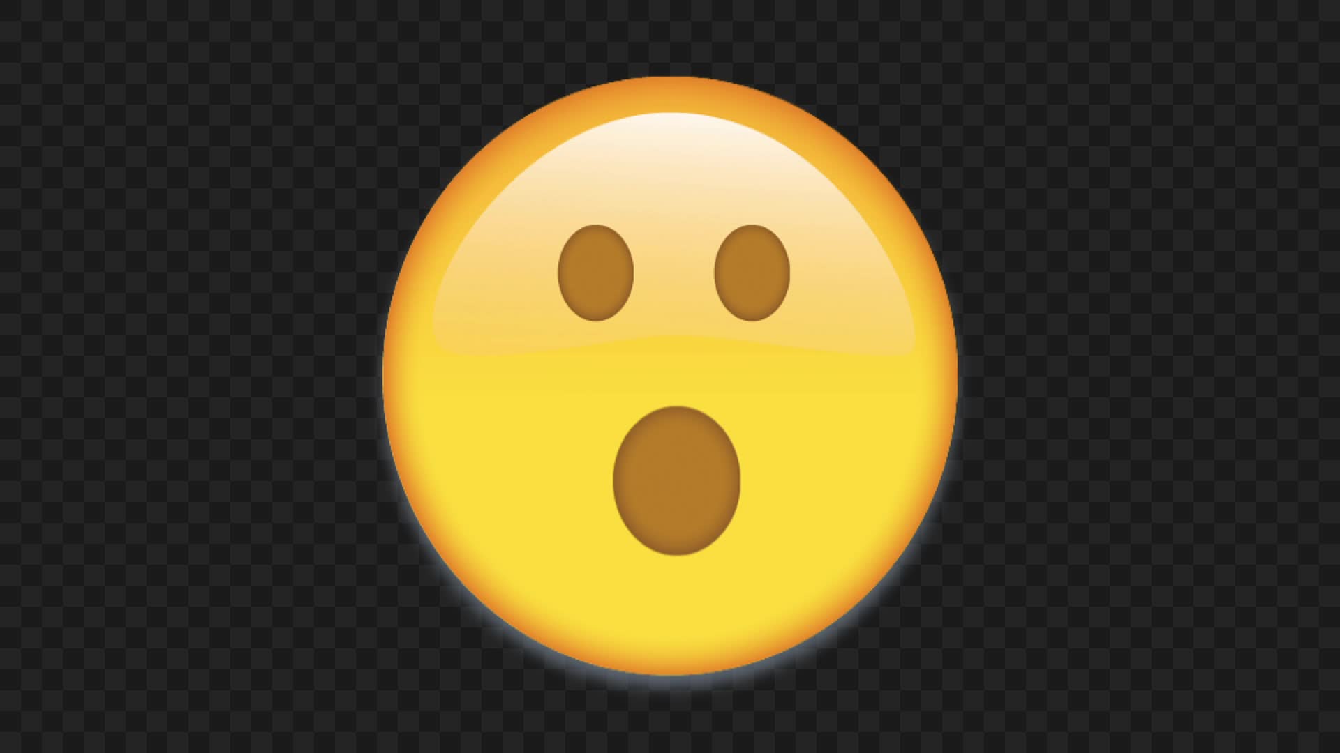 Animated Surprised Face Emoji