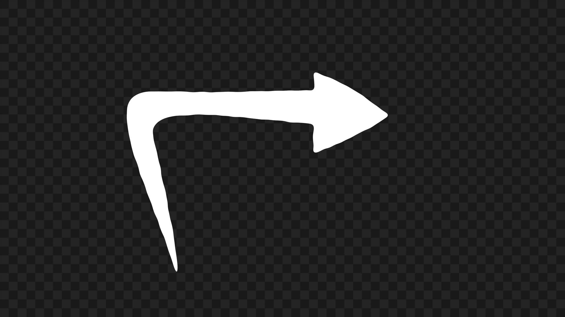 Animated Thick Bend Arrow