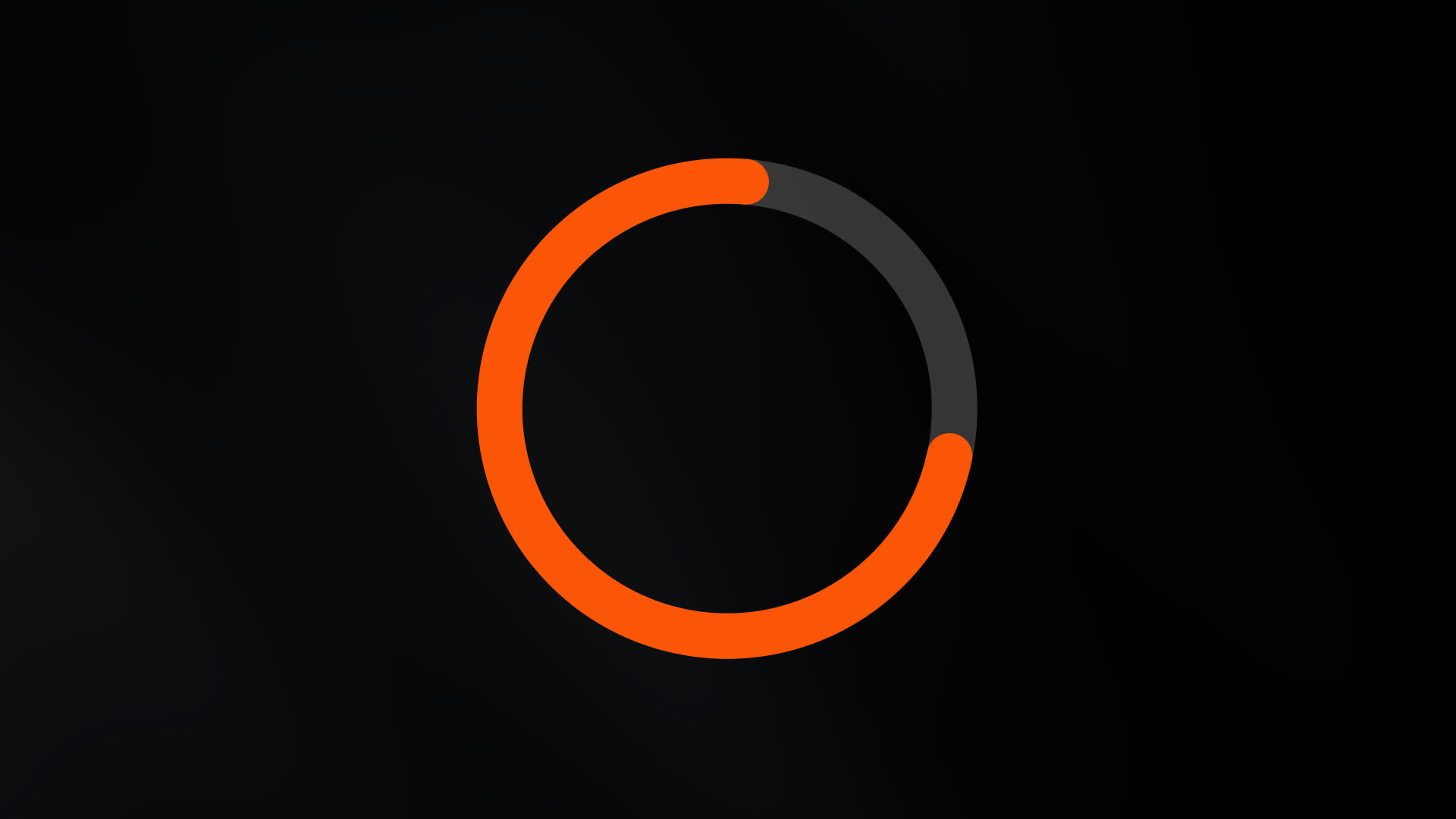 Animated Thick Broken Ring Circle Loading Loop