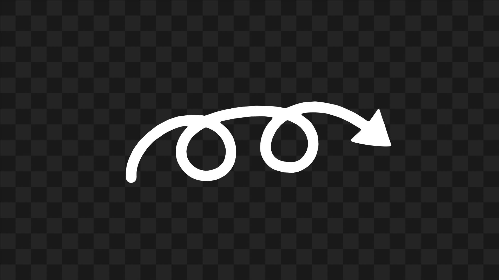 Animated Thick Twisting Arrow