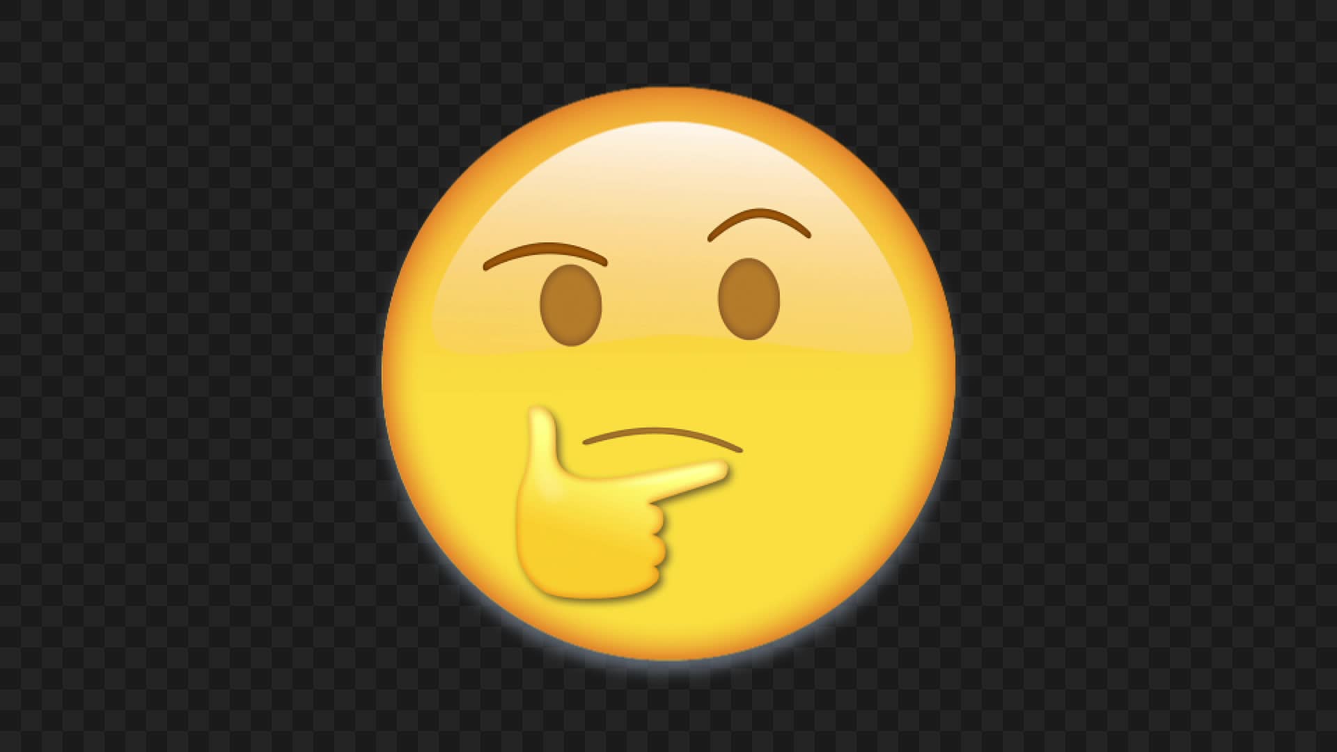 Animated Thinking Face Emoji