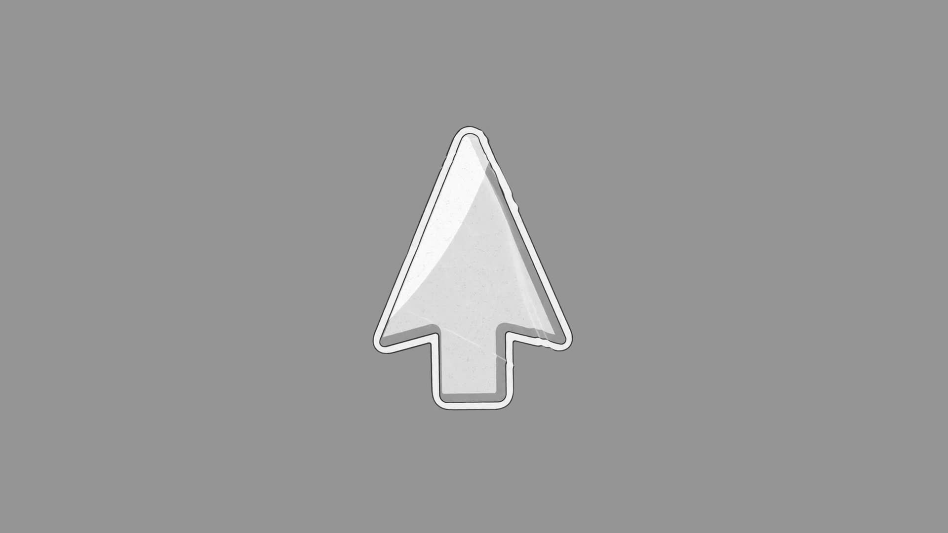 Animated Up Arrow On Transparent Background On Alpha