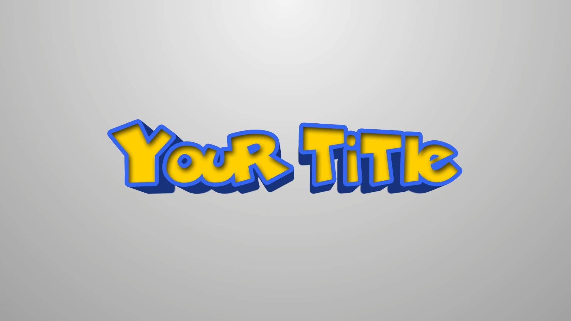Anime Game Title Intro