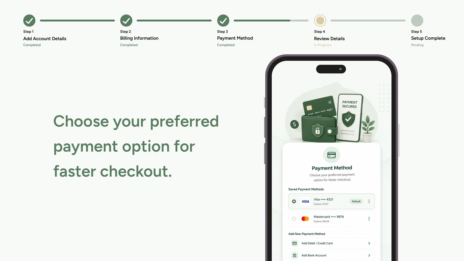 App Onboarding Badge Bullet List Stepper