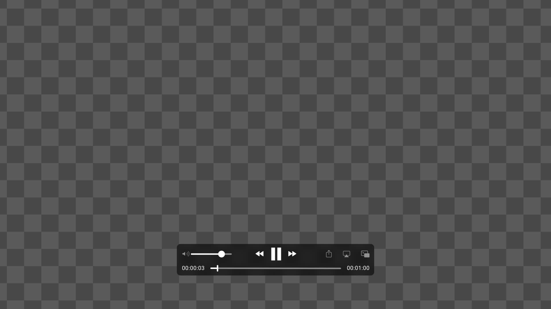 Apple Video Player Overlay