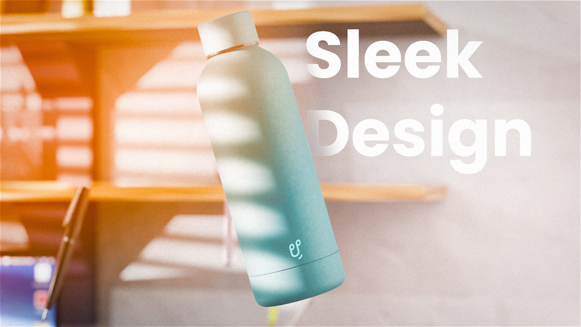 Aqua Luster Bottle Mockup