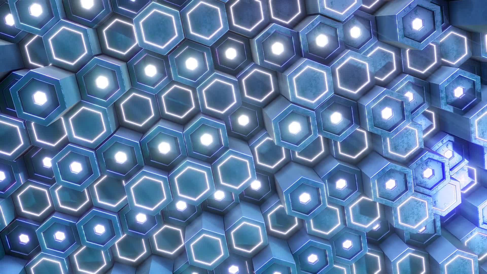 Arctic Blue Grid Background