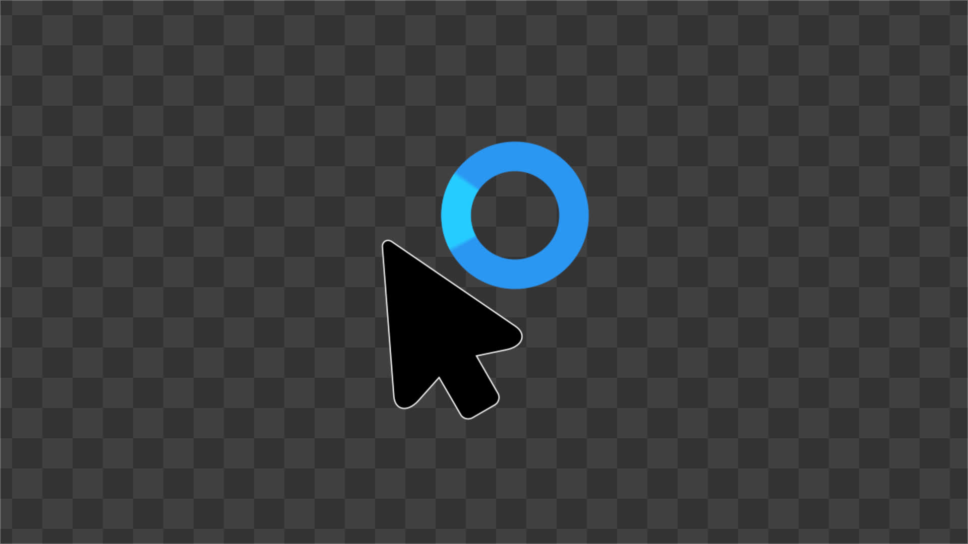 Arrow Cursor With Loading Ring