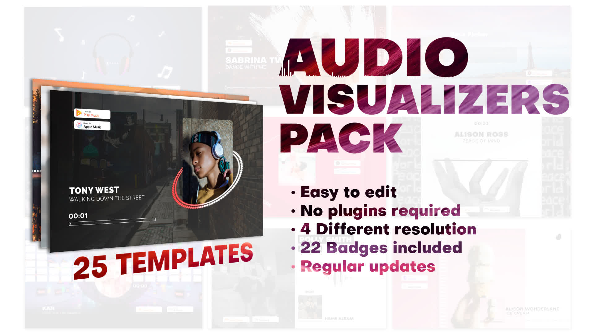 Audio Visualizers Pack