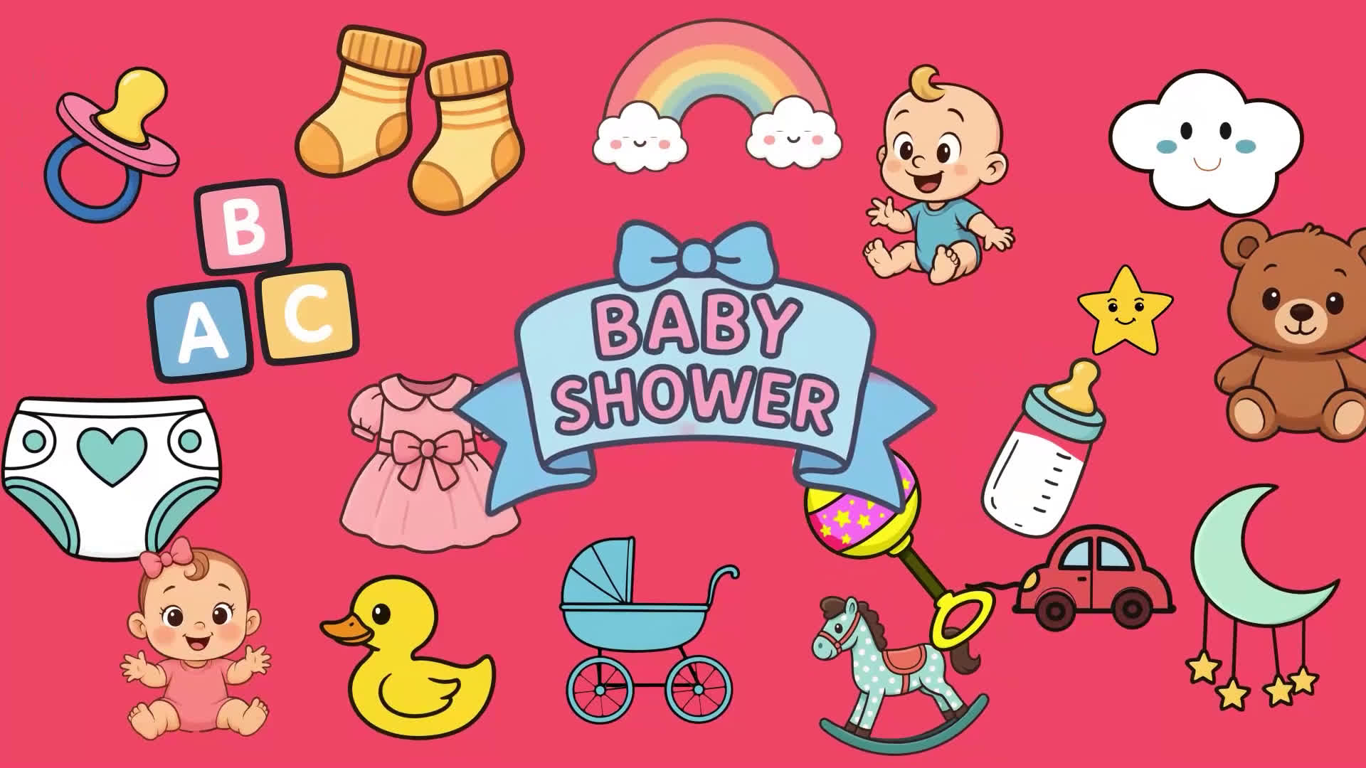 Baby Shower Sticker