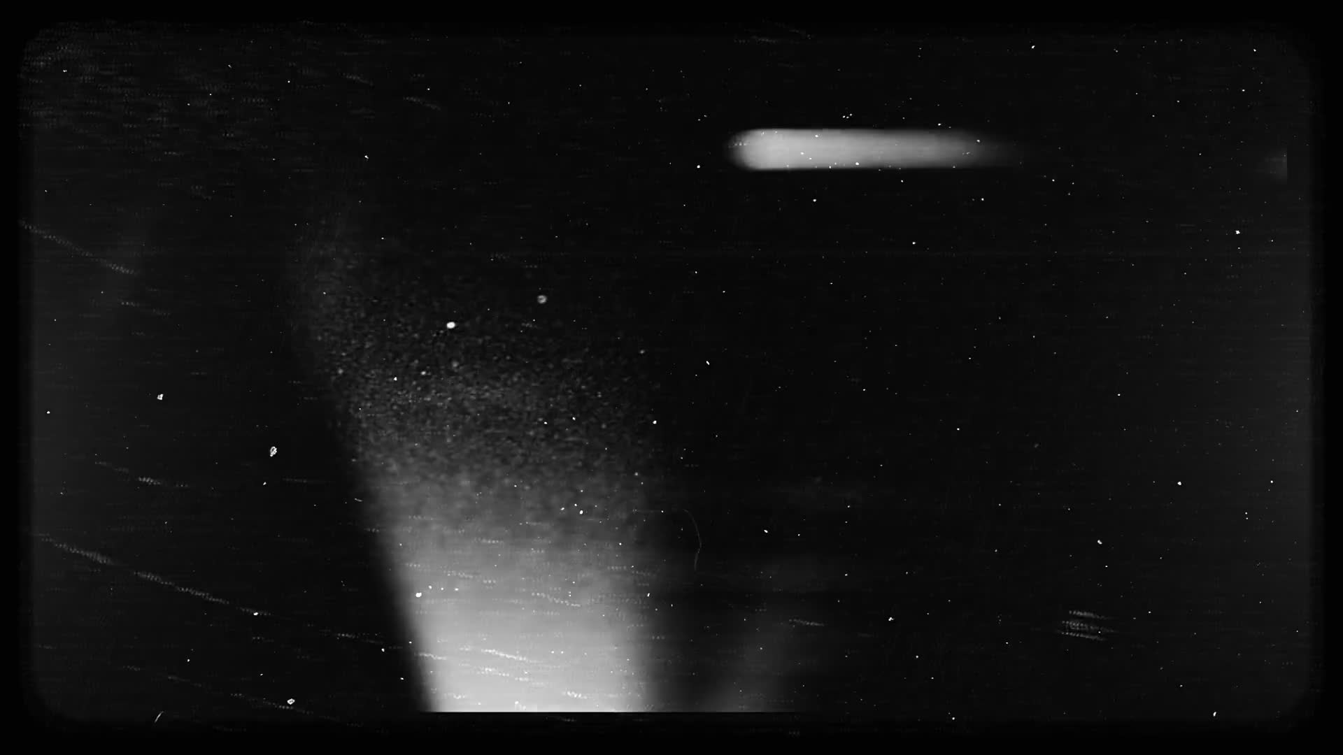 Back And White VHS Glitch