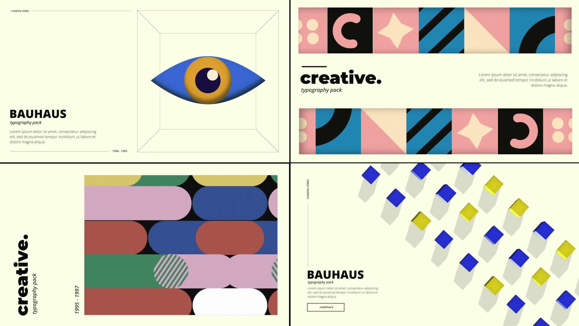 Bauhaus Typography Pack