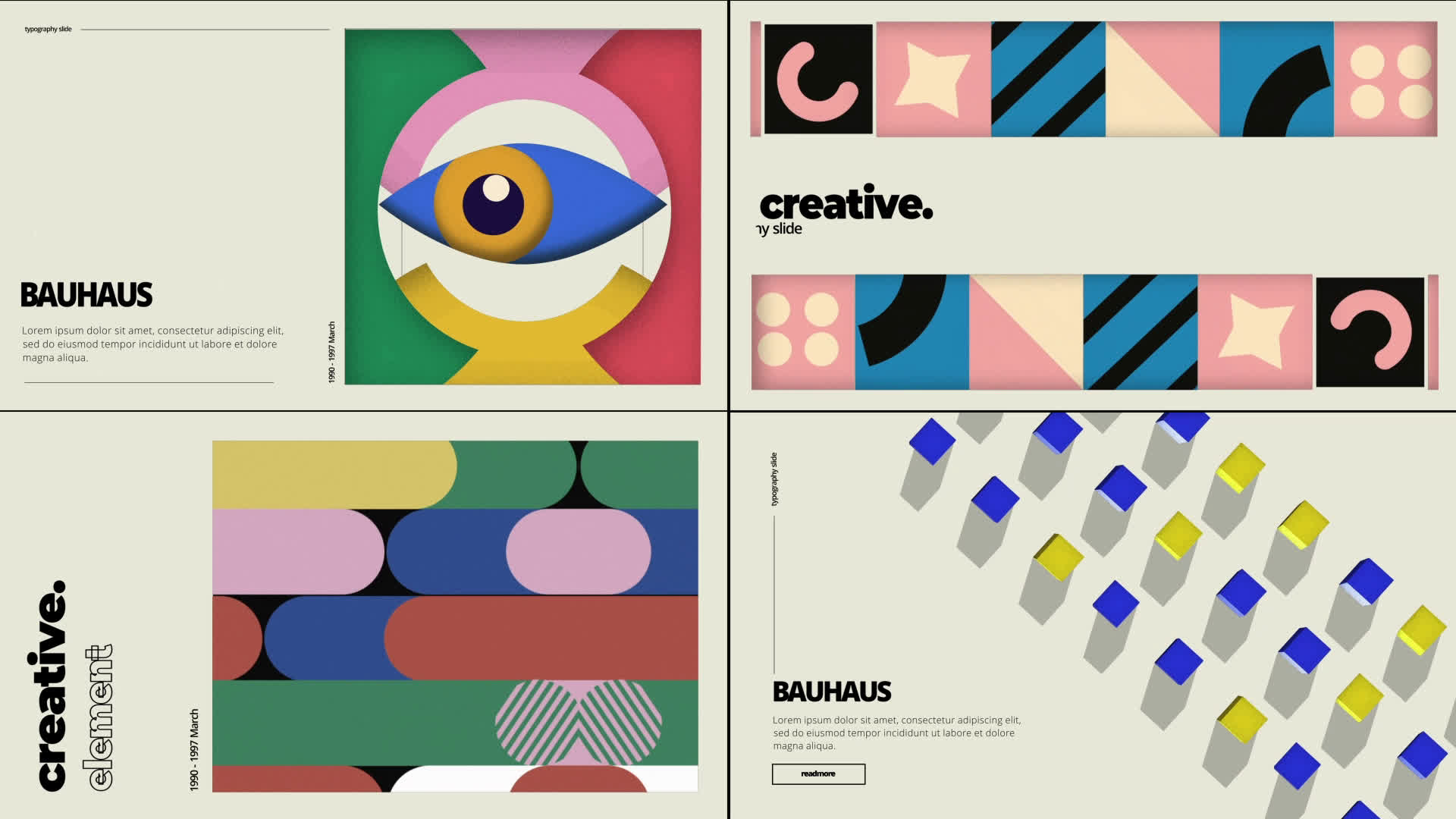 Bauhaus Typography Pack