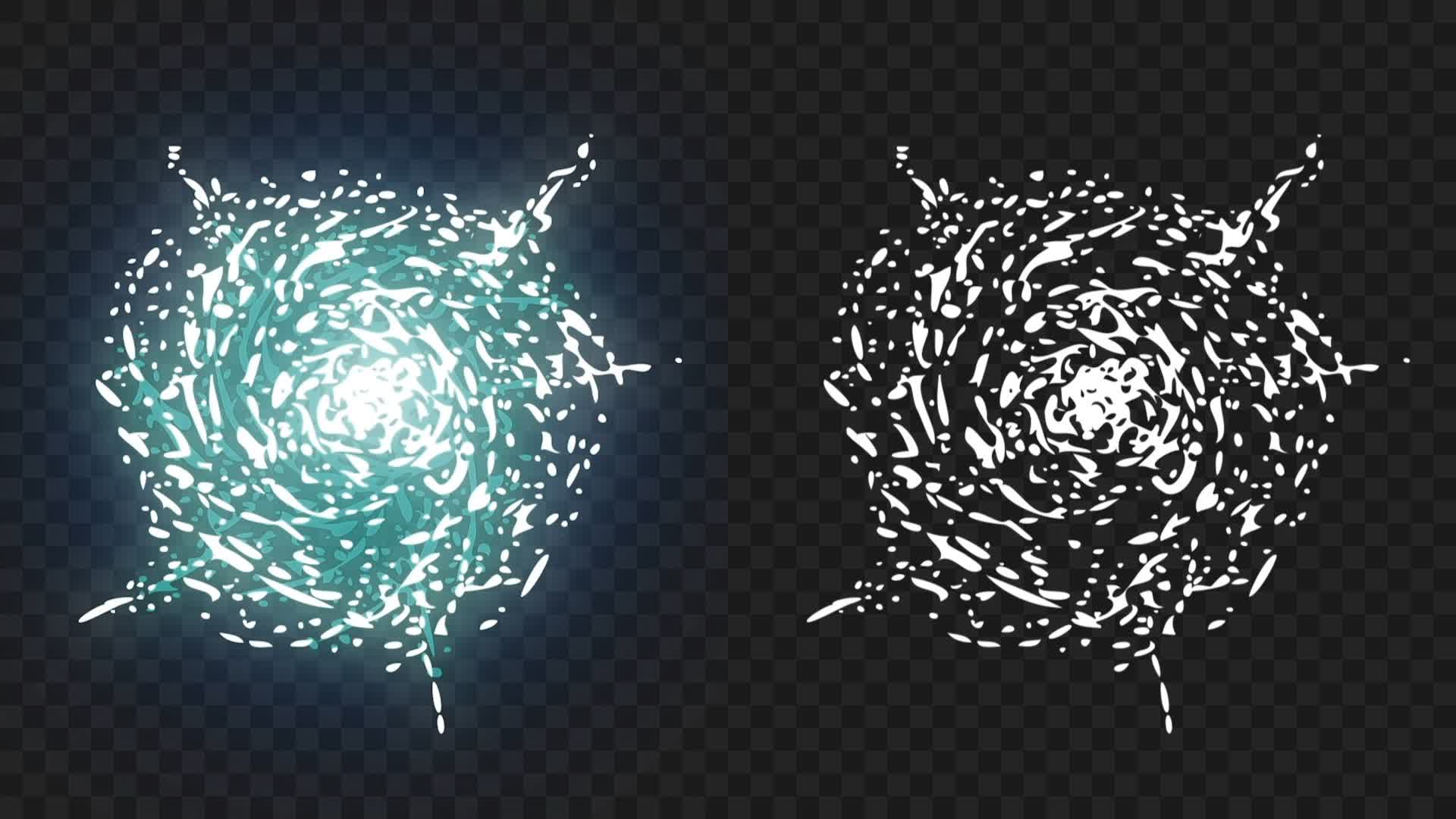 Big Fireworks Multi Color on Alpha