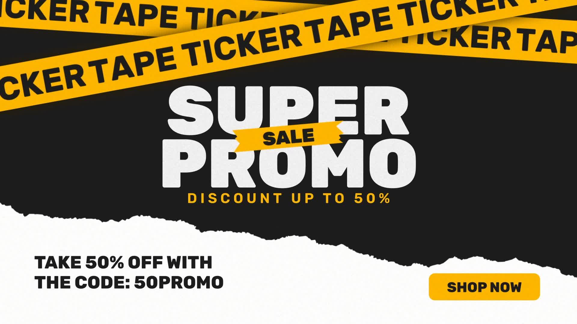 Black Friday Sale Banner Promo Modern