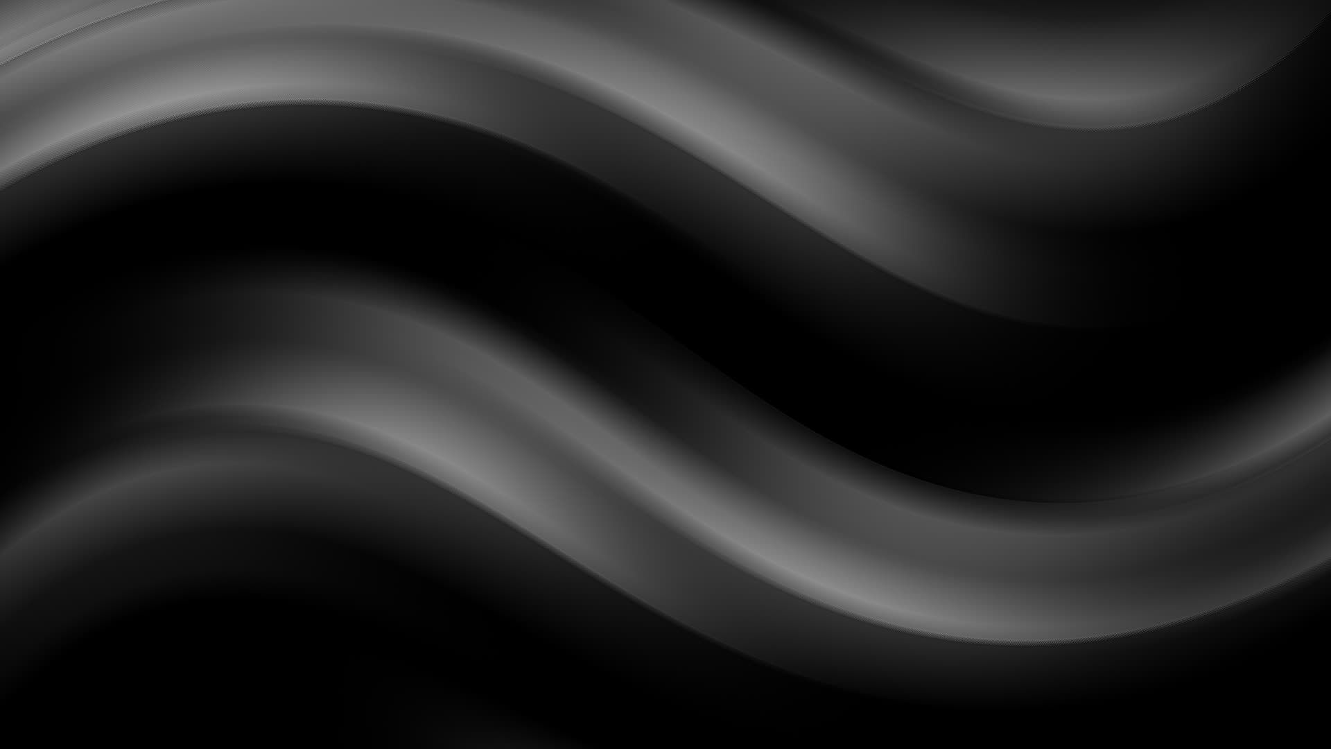 Black Winding Wavy Shining Animated Background
