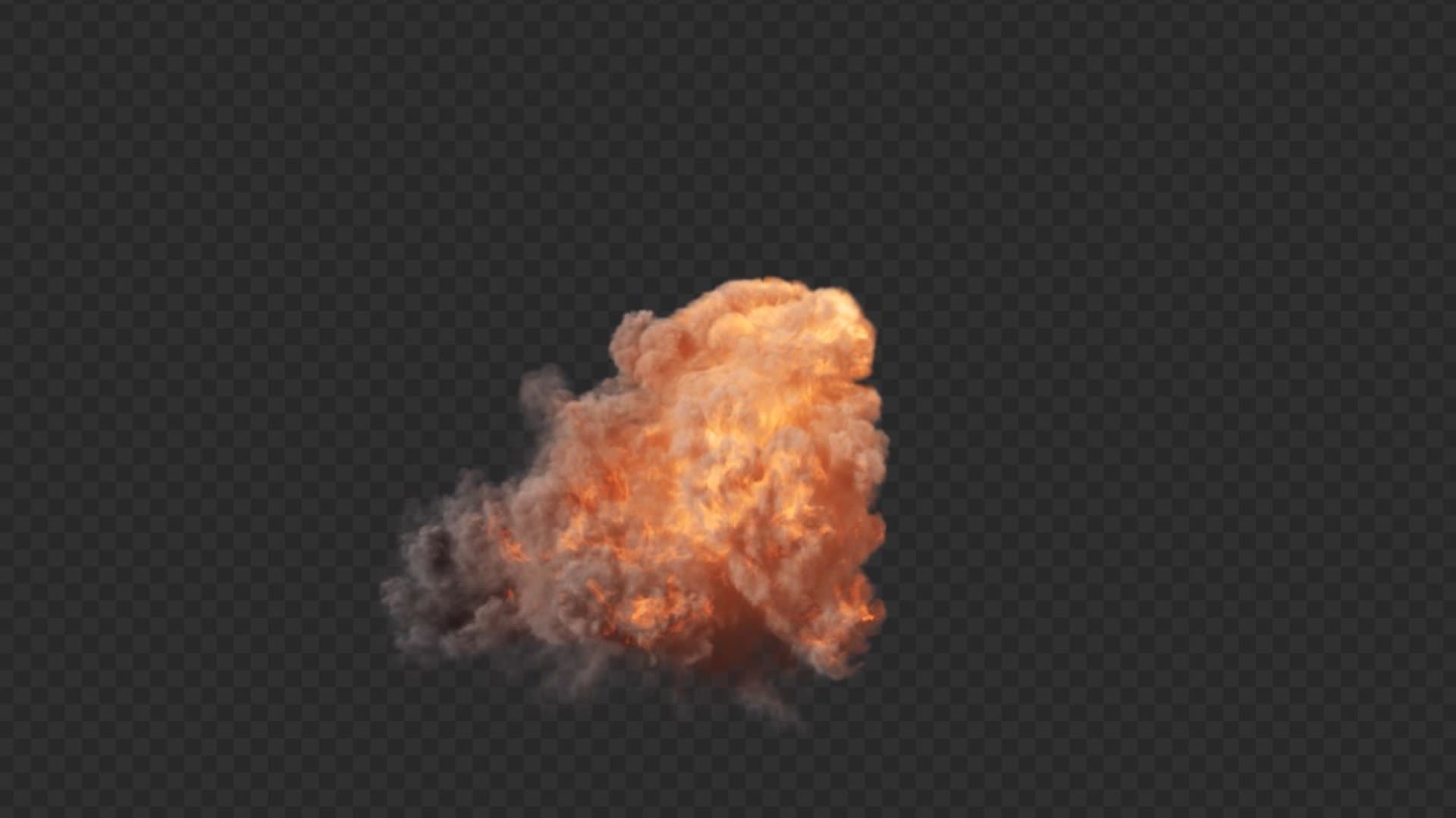 Blockbuster Explosion Side Burst on Alpha