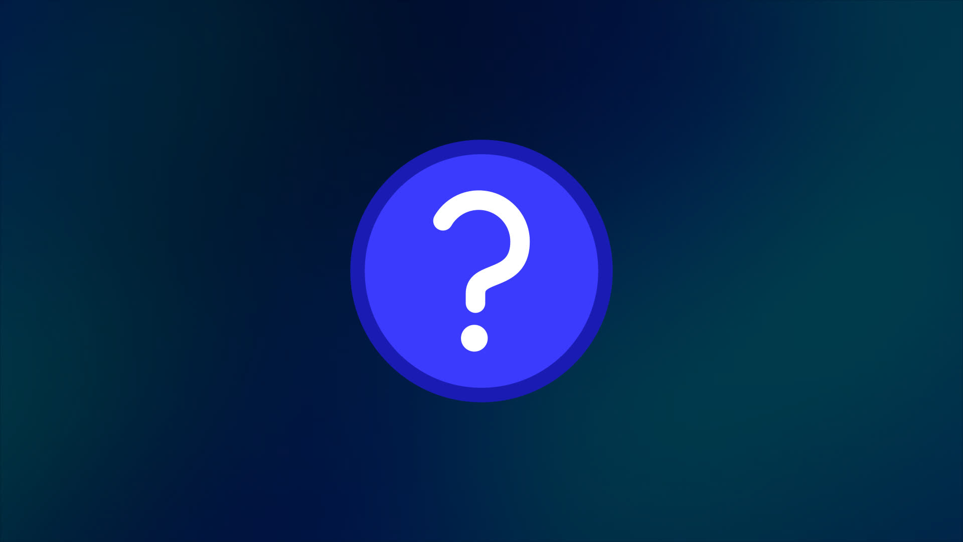 Blue Circle FAQ Symbol