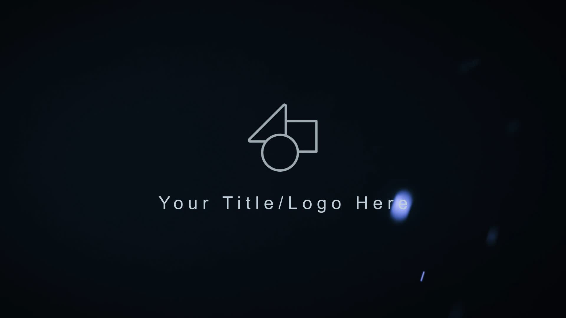 Blue Ripple Logo Reveal