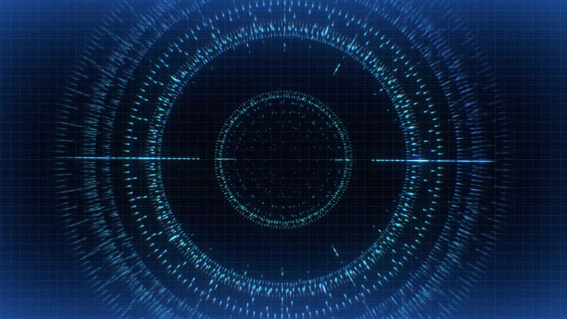 Blue Signal Sweep Background