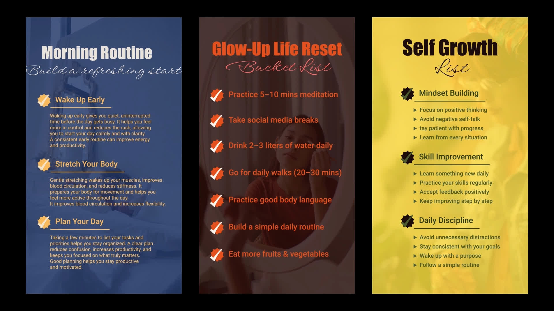 Bold Capsule Infographic List Video Pack