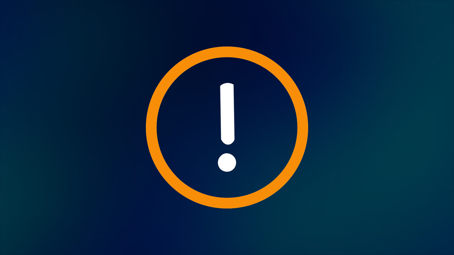 Bold Circular Hazard Icon