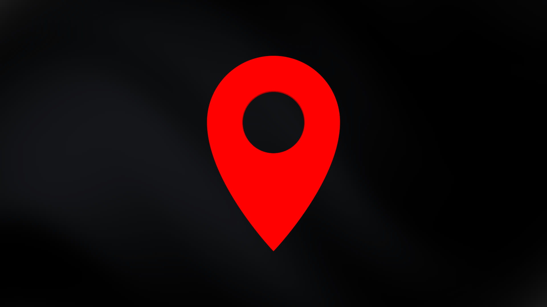 Bold Navigation Pin Symbol