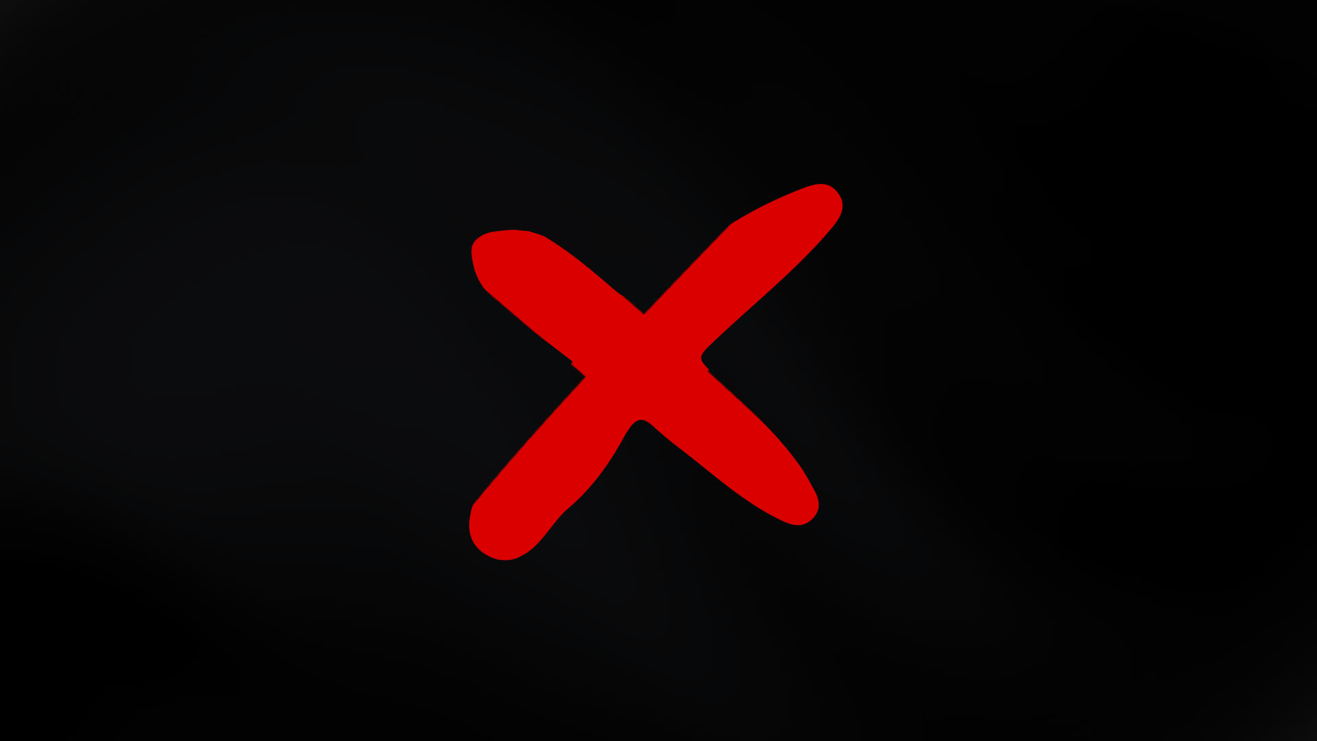 Bold Stroke Cross Mark Animation