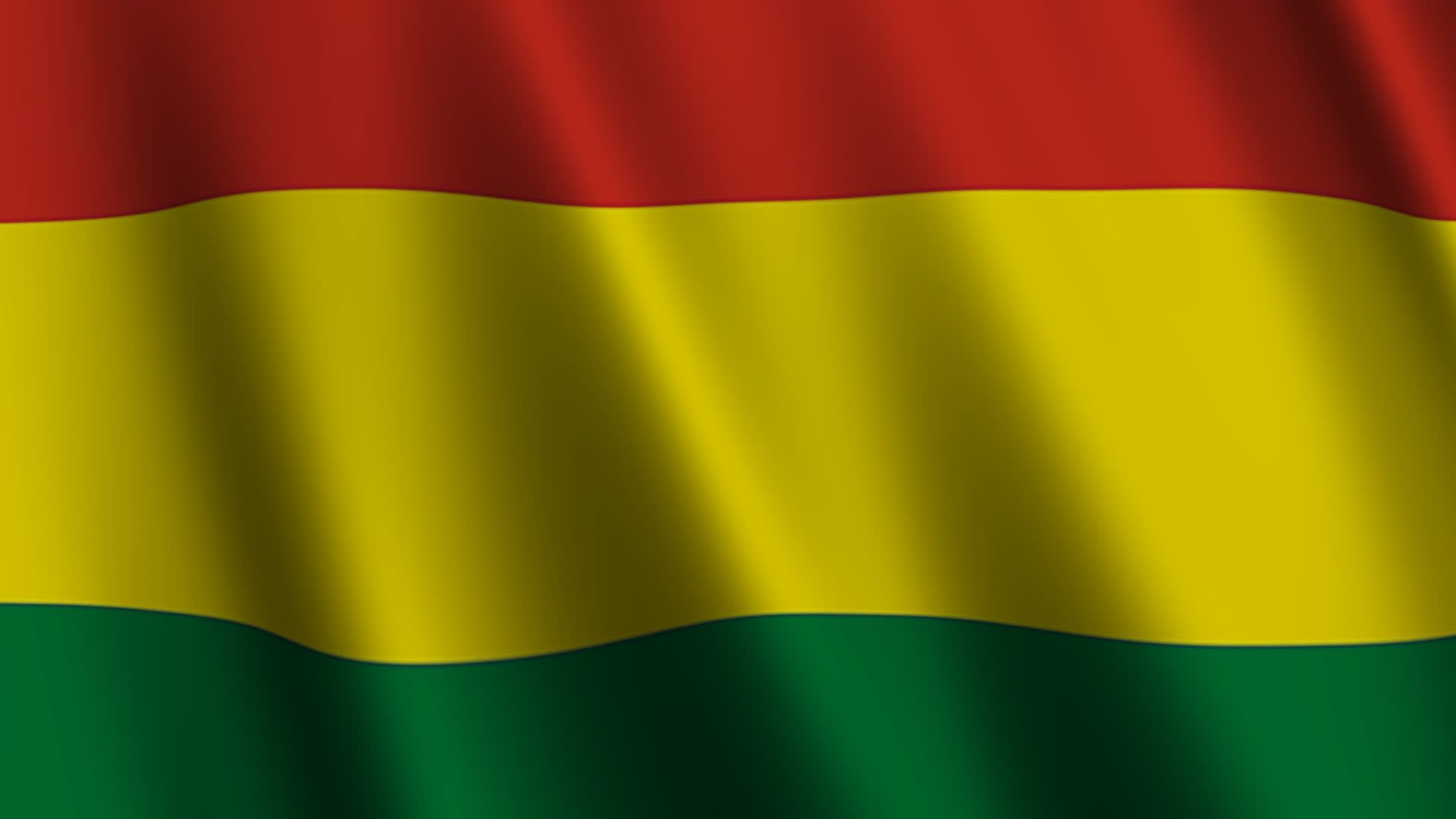 Bolivia Union Jack Flag Waving