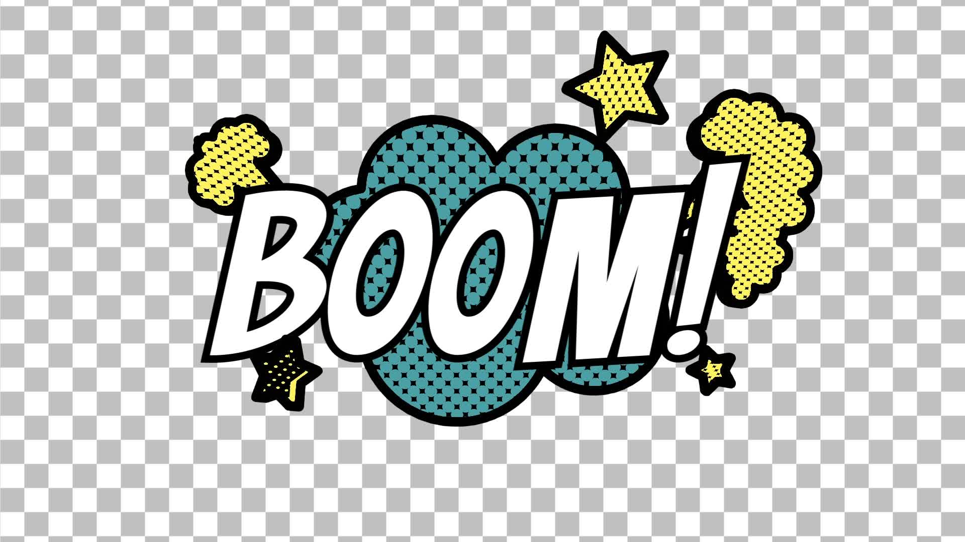 Boom! Comic Pop Bubble On Alpha