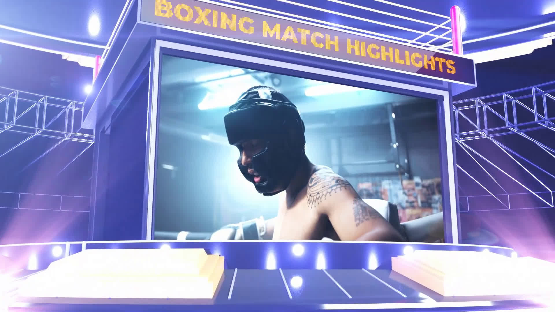 Boxing Match Logo Reveal